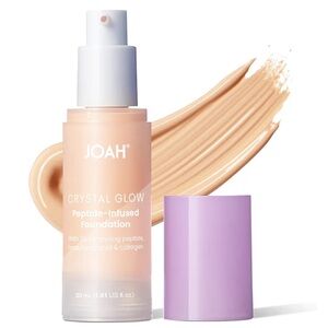 JOAH Crystal Glow Peptide-Infused Foundation Very Fair Neutral Undertones FN020
